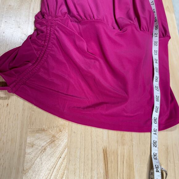 Magicsuit NWT Susan One Piece Ruby Red Pink Size 14 Underwire Bra Full Coverage - Picture 12 of 13